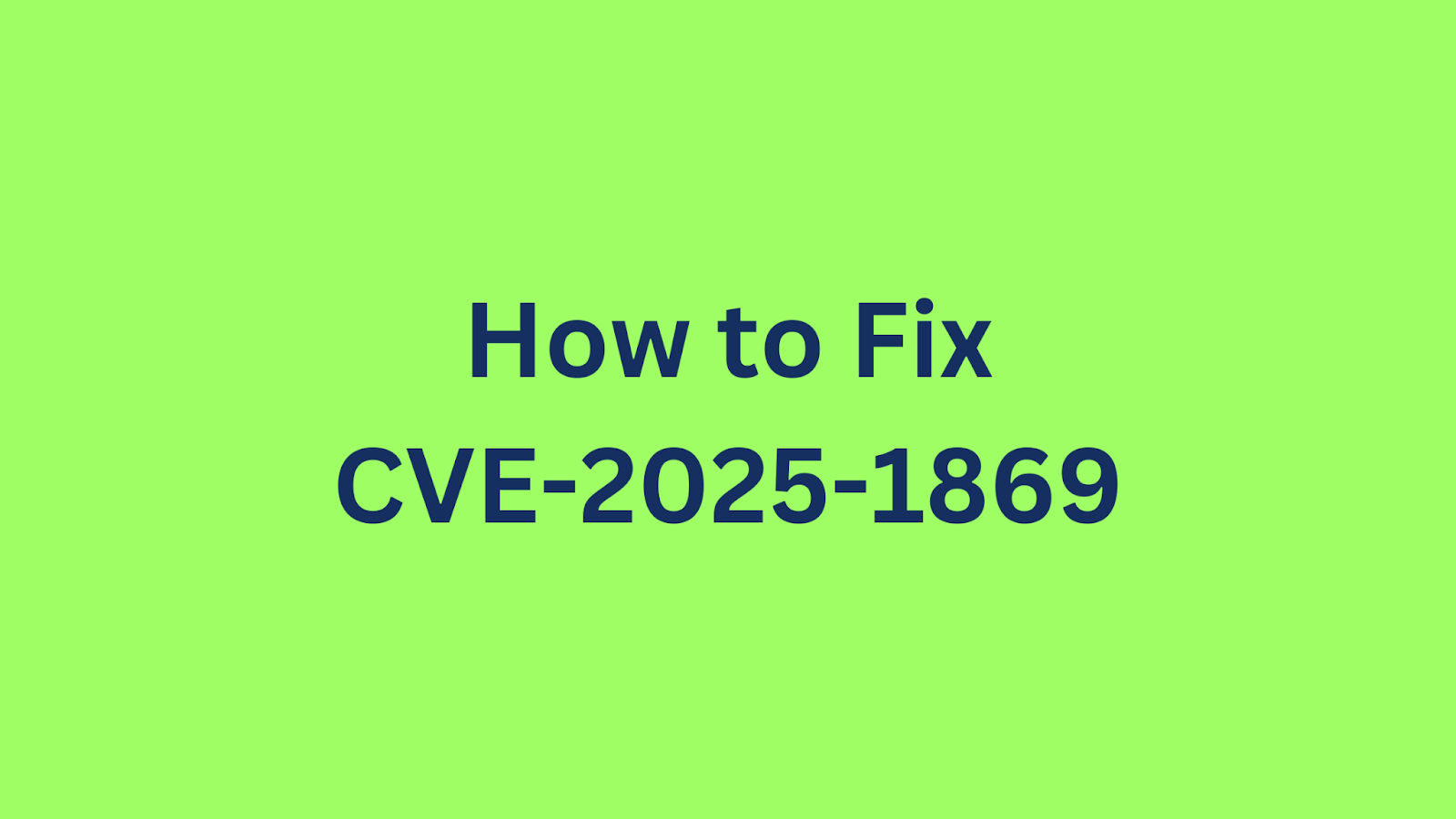 Steps to fix CVE-2025-1869 vulnerability in Radare2.