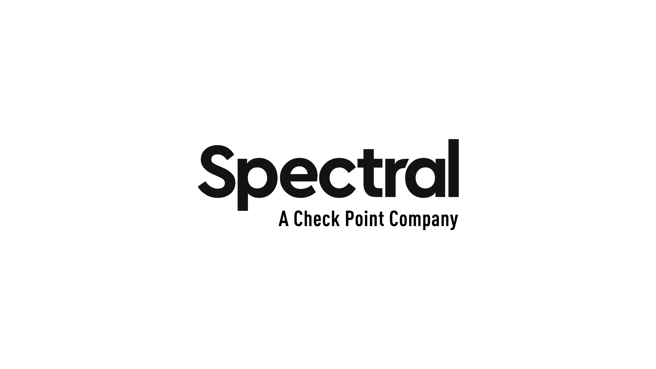 Spectral logo with the tagline 'A Check Point Company' in black text on a white background.