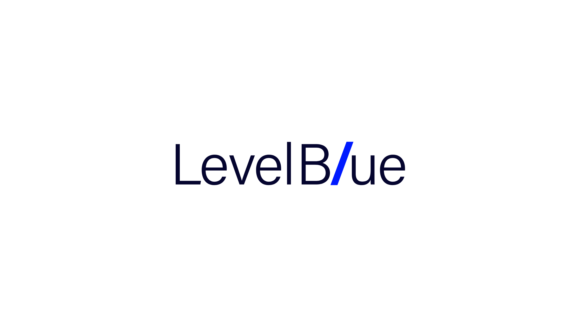 LevelBlue logo featuring stylized blue and black text on a white background.
