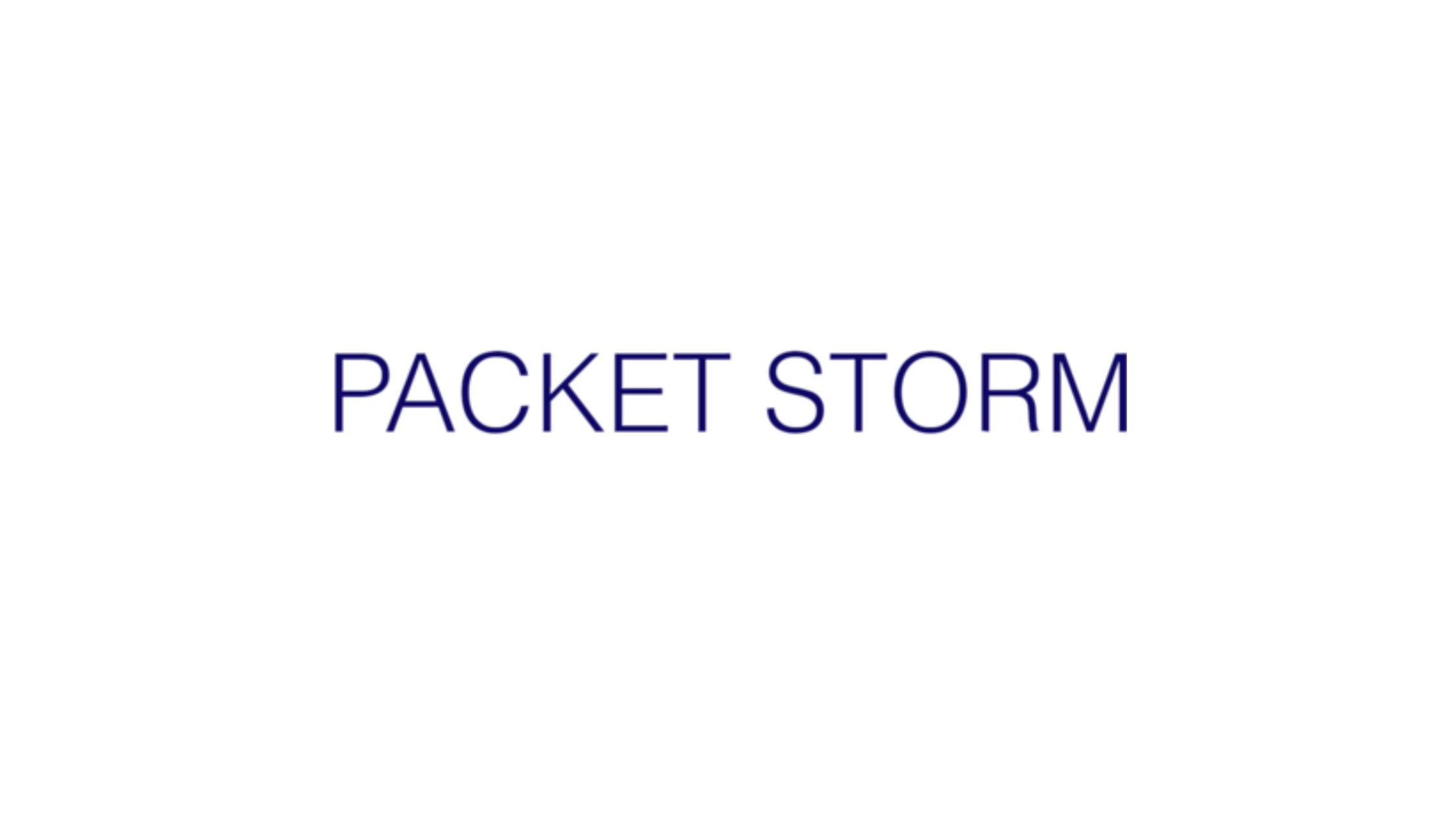 Logo of Packet Storm Security, a comprehensive archive for cybersecurity tools, exploits, advisories, and research updates.