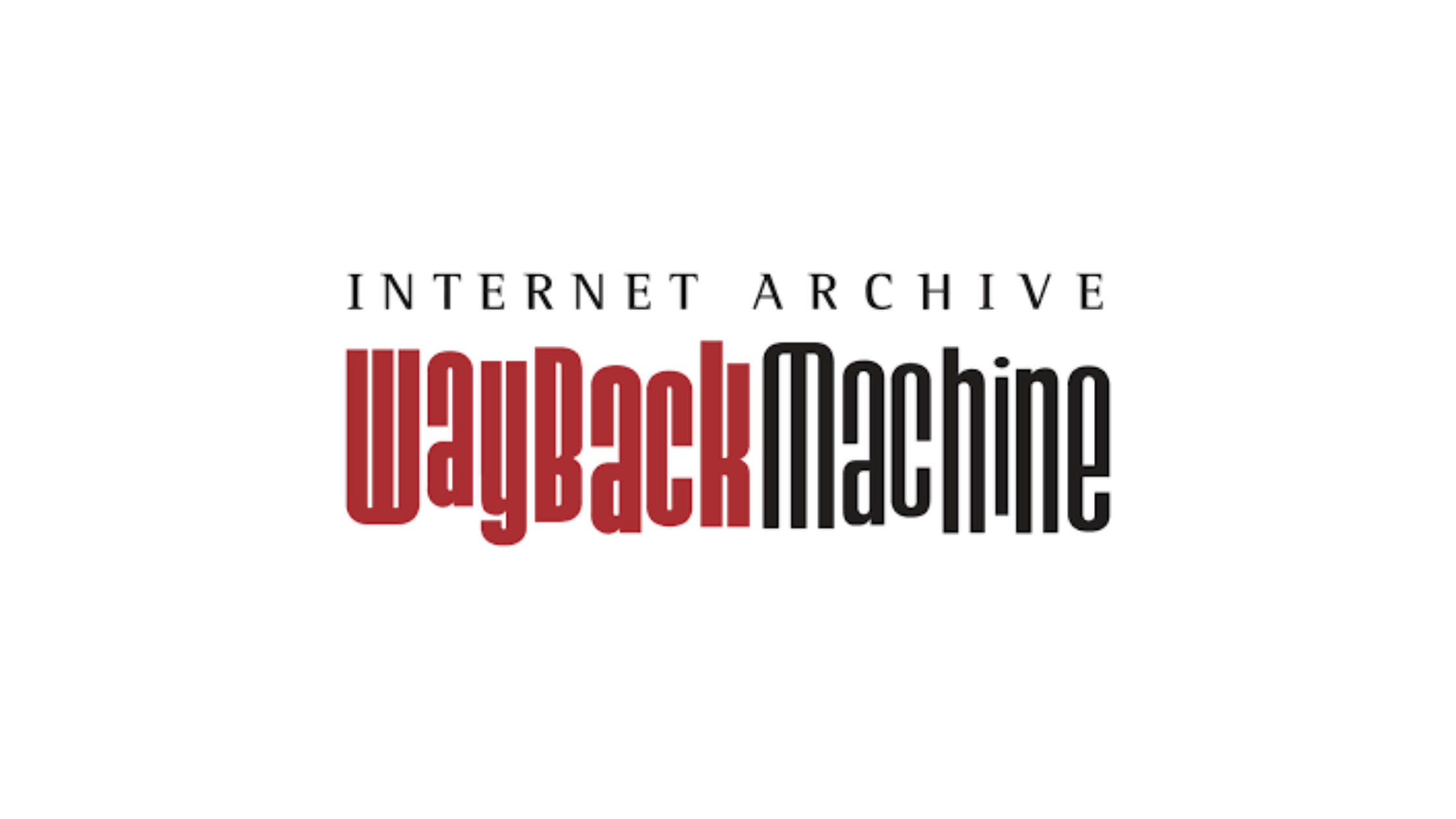 Logo of Wayback Machine by Internet Archive, a digital archive that allows users to view historical snapshots of websites over time.