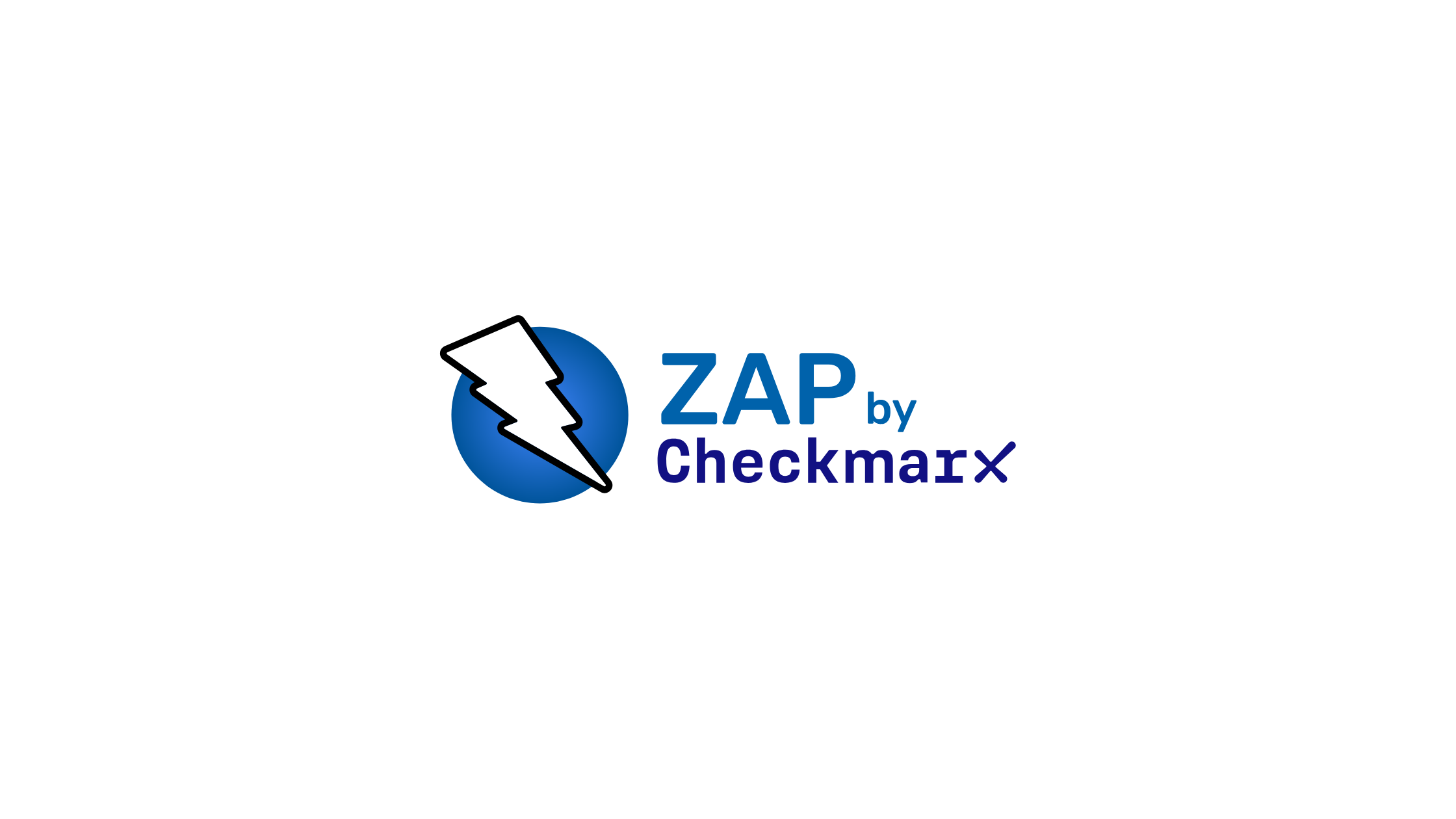 Logo of "ZAP by Checkmarx" featuring a lightning bolt over a blue circle.