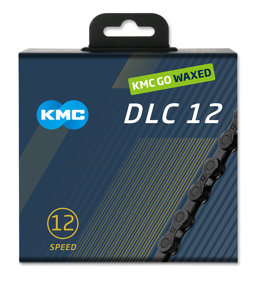 ラストセール！KMC DLC12チェーン［ブラック＆ブルー］12speed KMC DLC12 12 Speed Chain 126L | The Bikesmiths