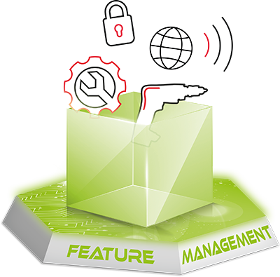 Feature management with the CONNECT