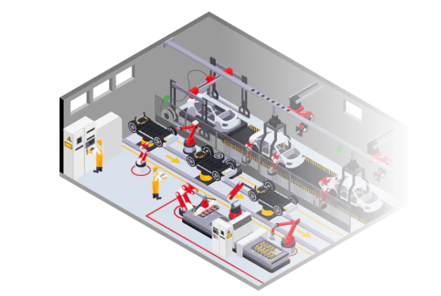 Electric car assembly line