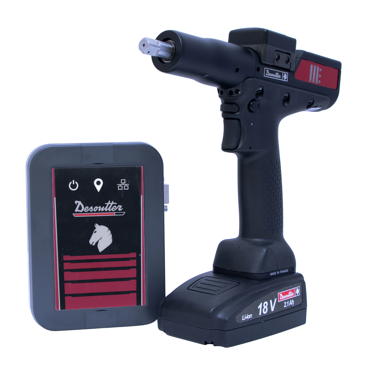With the Desoutter virtual cord, define the radius of action of each cordless tools