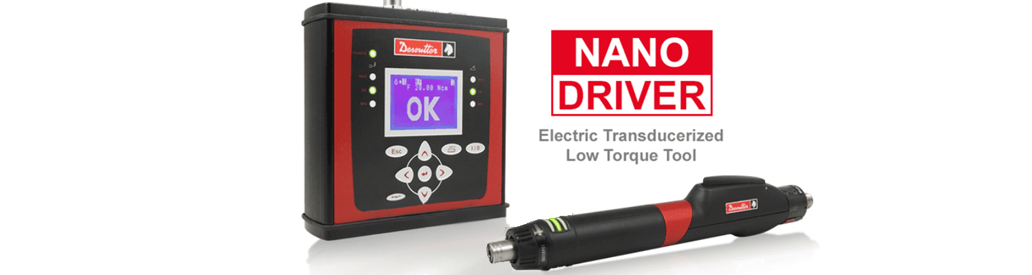 New nano driver electric screwdriver Desoutter's New nano driver electric screwdriver