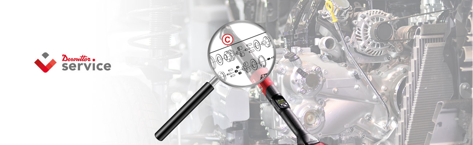 Spare parts go to digital Desoutter Tools' Spare parts go to digital with Service Link