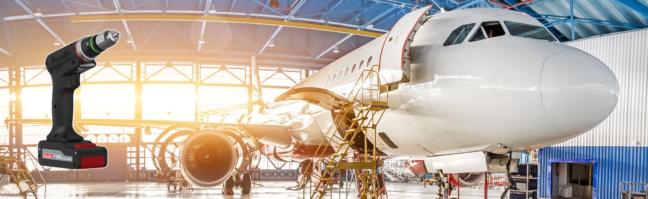 Cordless Tool for Aerospace Industry Cordless Tool for Aerospace Industry