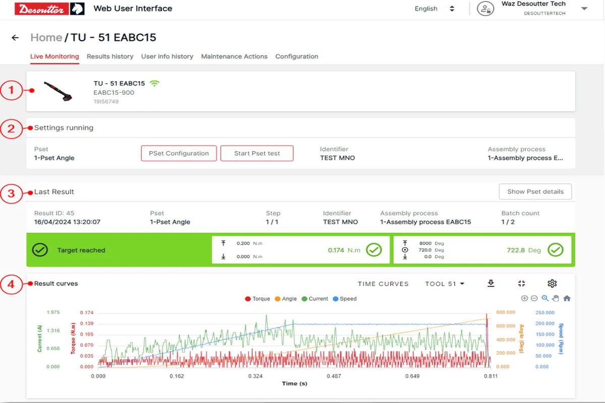 Connect - Real time monitoring
