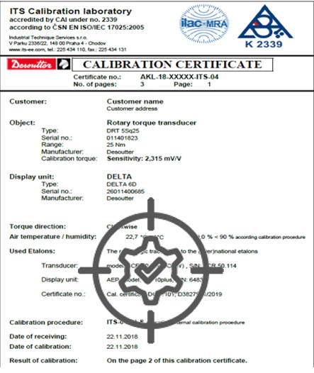 Calibration Certificate