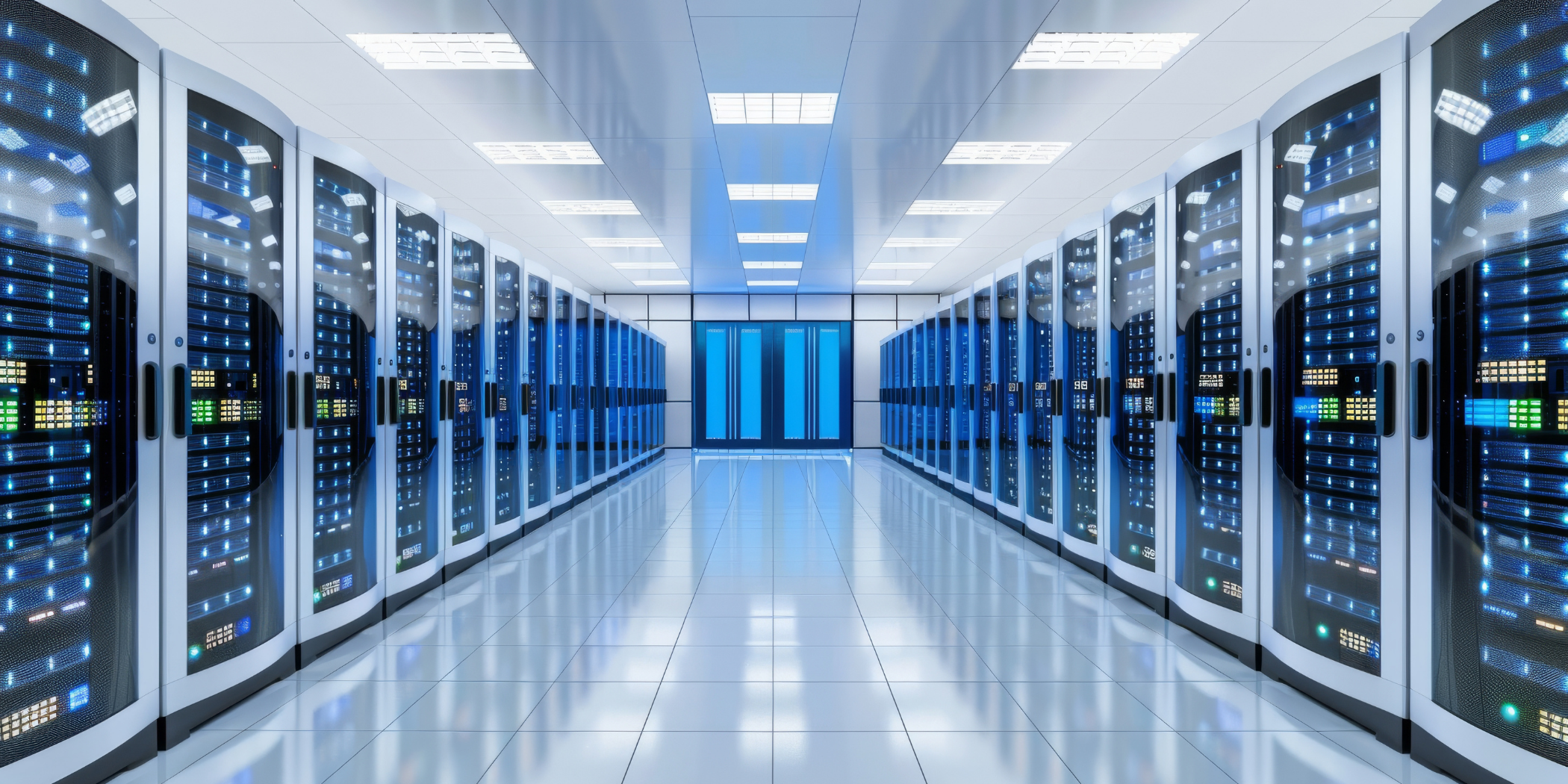 Picture of a data center Picture of a data center