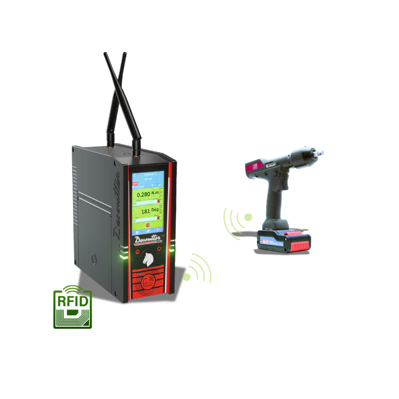Connect paired rfid - with battery tool