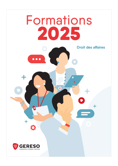 Catalogue Formations 2025 GERESO - Droit des affaires