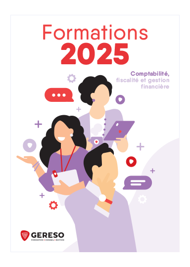 Catalogue Formations 2025 GERESO - Comptabilité, fiscalité et gestion financière