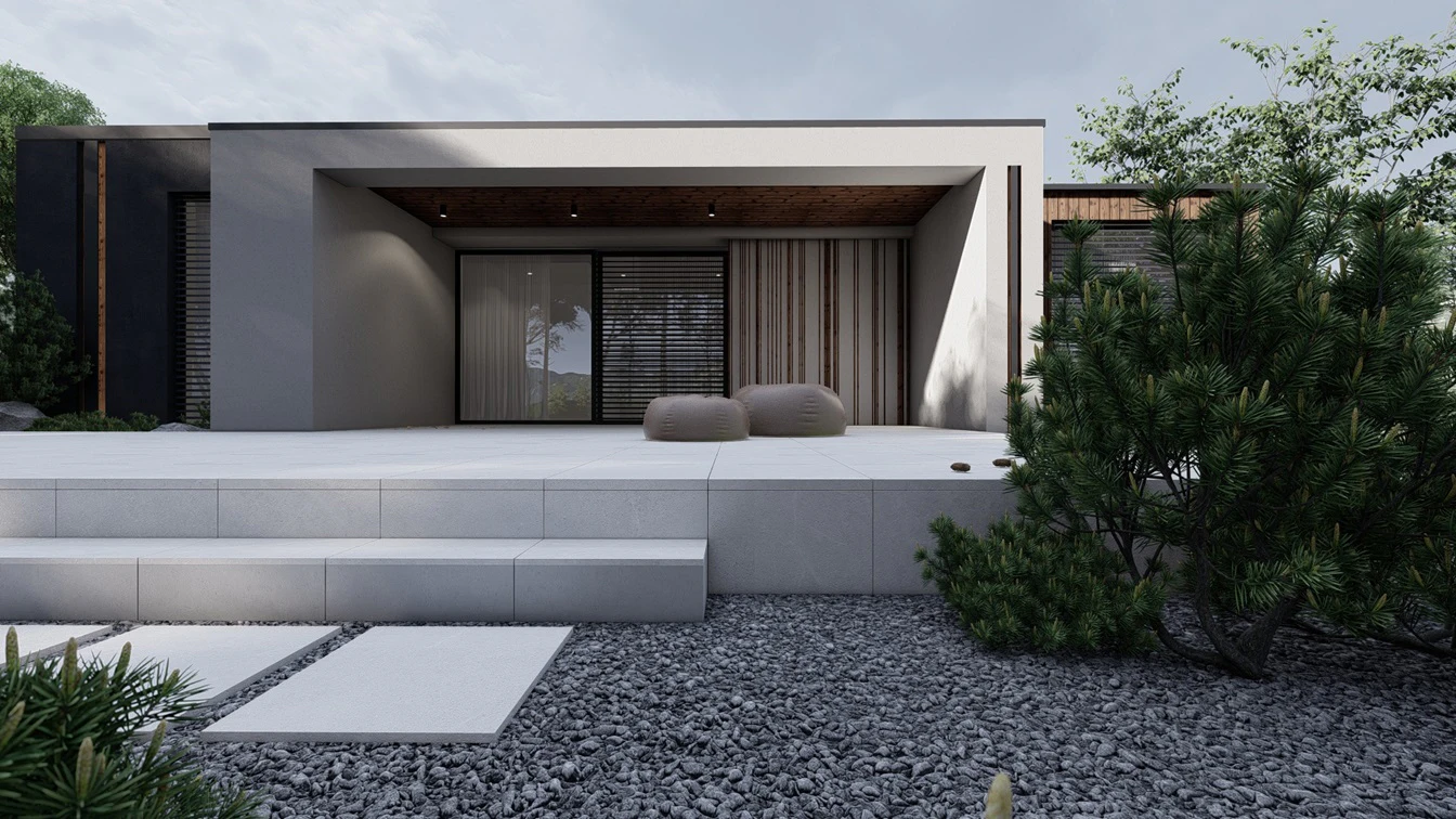 Stopień 20 cm z płytką.