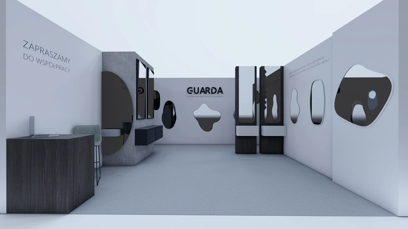 Box na stanowisko na targi wnętrz.