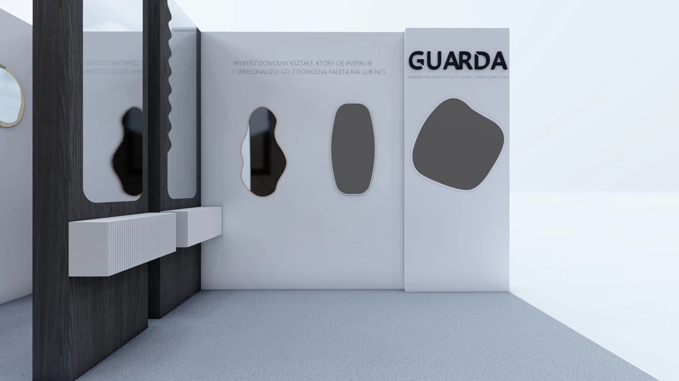 Targi wnętrz stanowisko produktu.