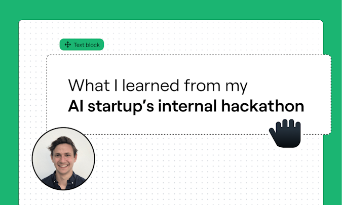 What I learned from my AI startup’s internal hackathon