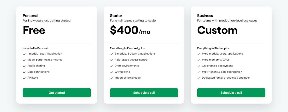 New Baseten Pricing