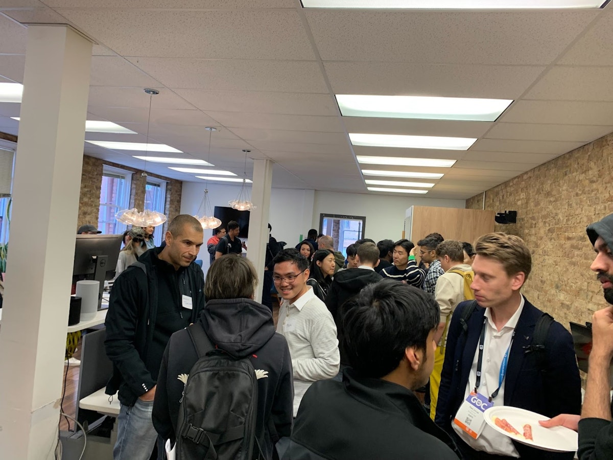 A photo from Baseten's March ML Meetup