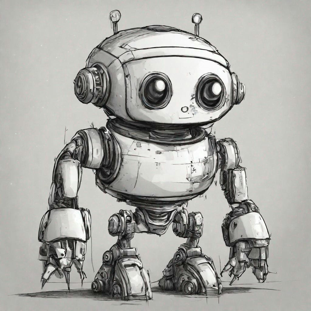 Prompt: a friendly robot