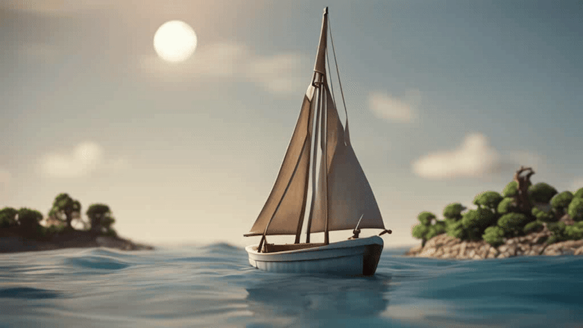 Claymation sailboat generated by SDXL + Stable Video Diffusion