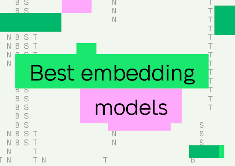 Best embedding models