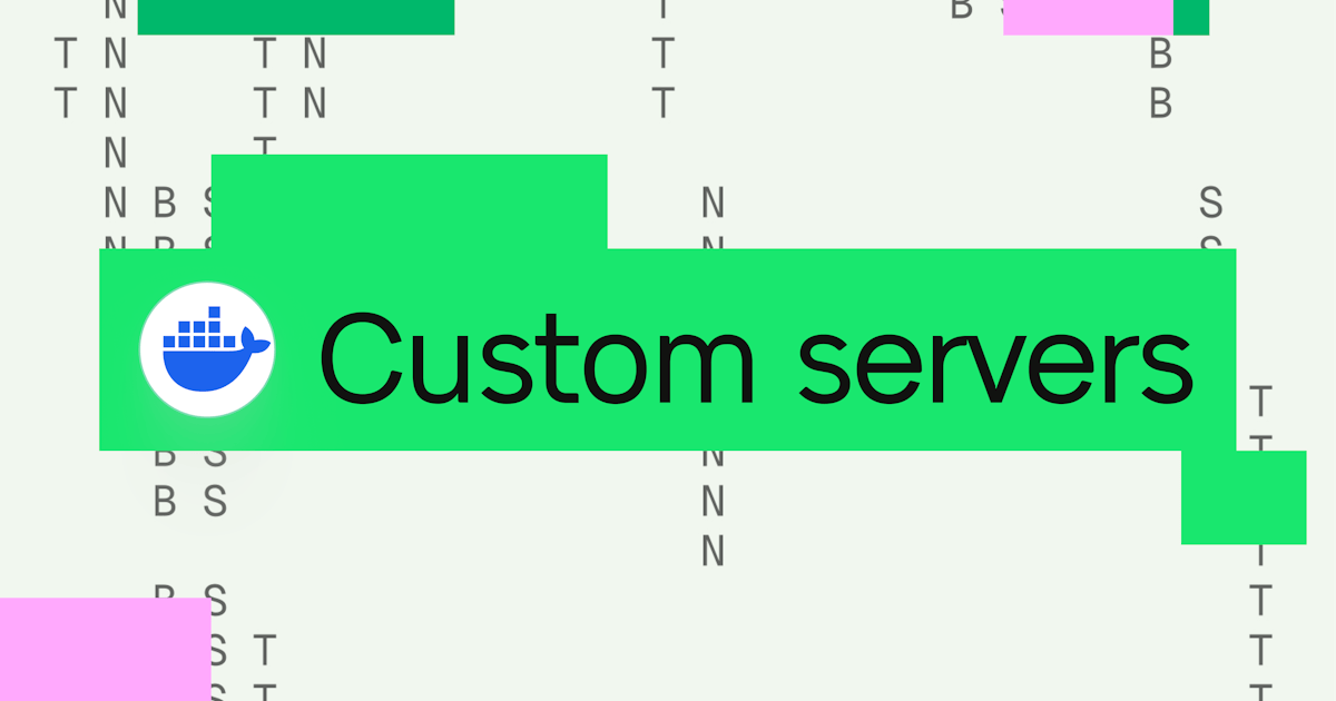 Introducing Custom Servers: Deploy production-ready model servers from Docker images