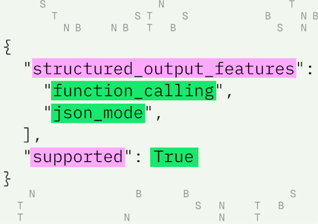Function calling + JSON Mode