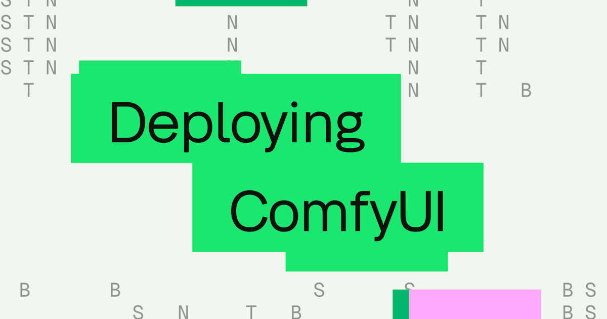 Deploying custom ComfyUI workflows as APIs