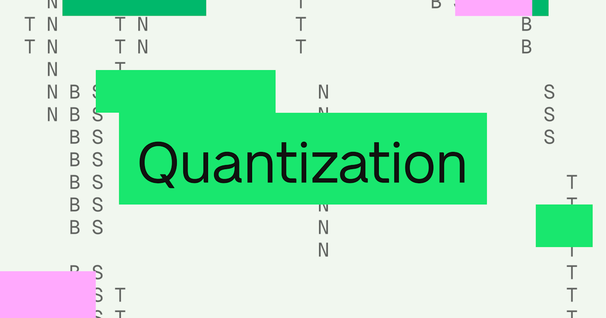 Introduction to quantizing ML models
