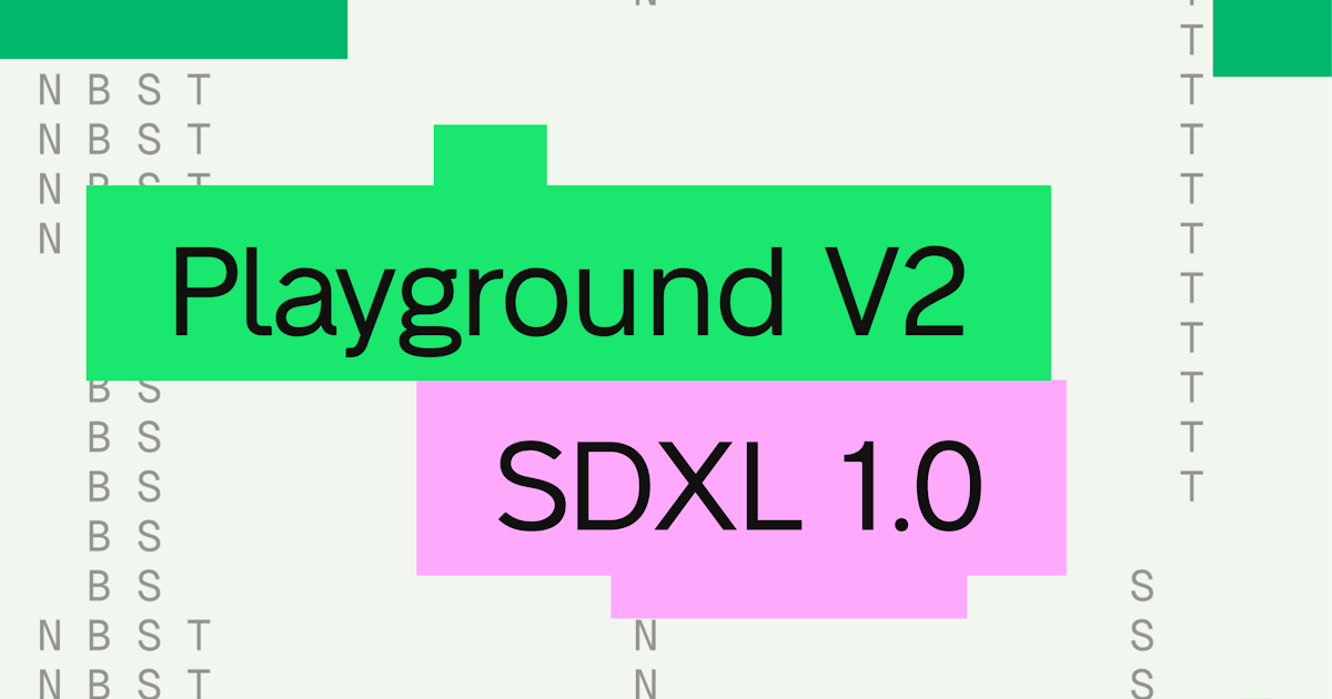 Playground v2 vs Stable Diffusion XL 1.0 for text-to-image generation