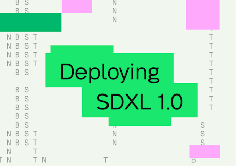 Deploying SDXL 1.0