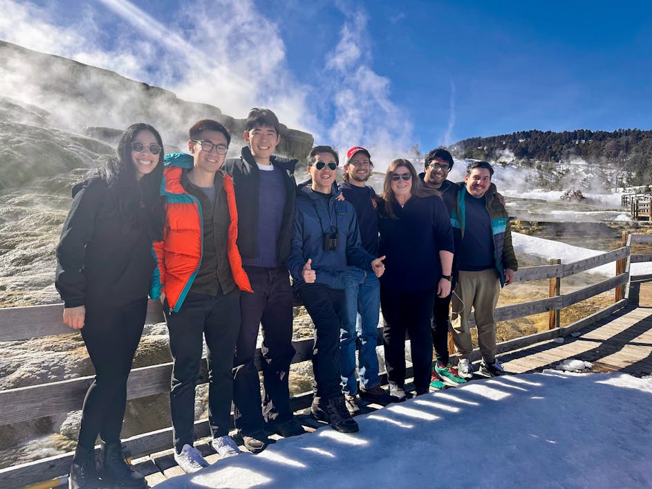 Team in Yellowstone