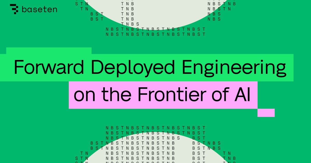Forward deployed engineering on the frontier of AI