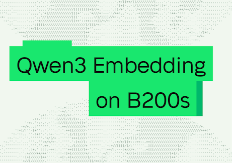 Run Qwen3 Embedding on NVIDIA Blackwell GPUs with Baseten Embeddings Inference (BEI)