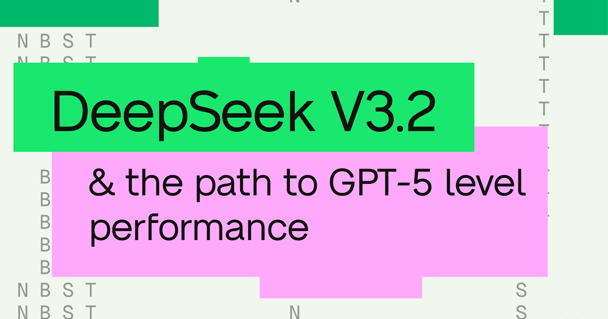 DeepSeek V3.2's path to GPT-5-level performance: sparse attention, RL at scale, and context reuse