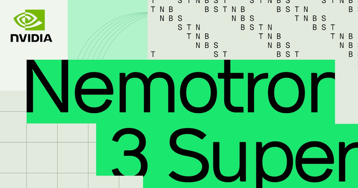 NVIDIA Nemotron 3 Super for agentic AI in financial services