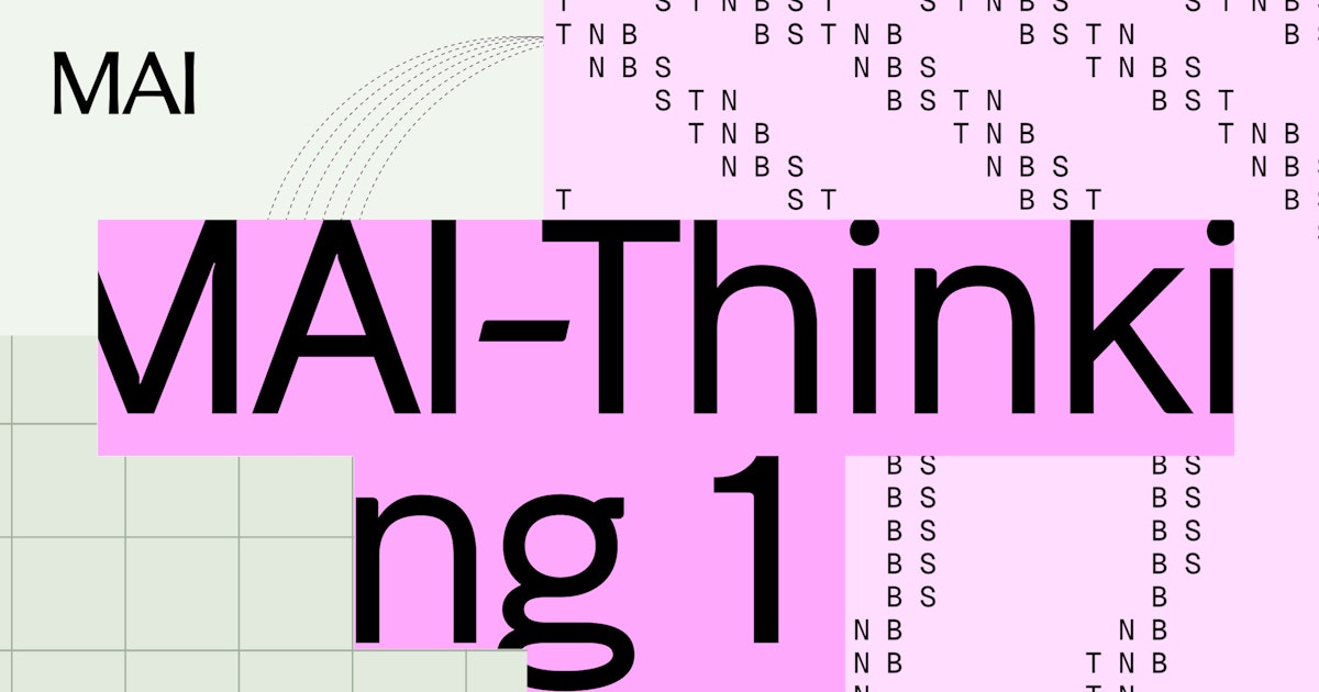 MAI-Thinking-1 is coming to Baseten