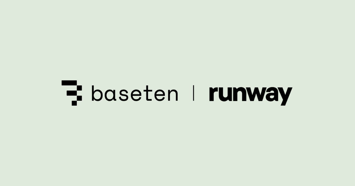 Deploy Runway’s video models in dedicated environments on Baseten