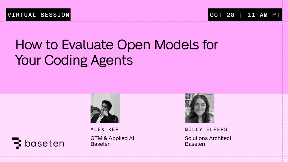 How to Evaluate Open Models for Your Coding Agents | Webinars
