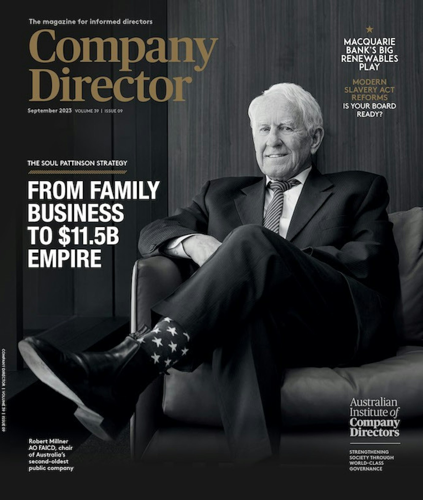 Tom Millner Robert Millner AO FAICD talks business, family and success