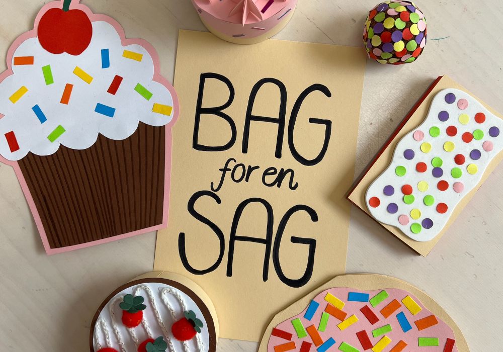 Bag for en Sag