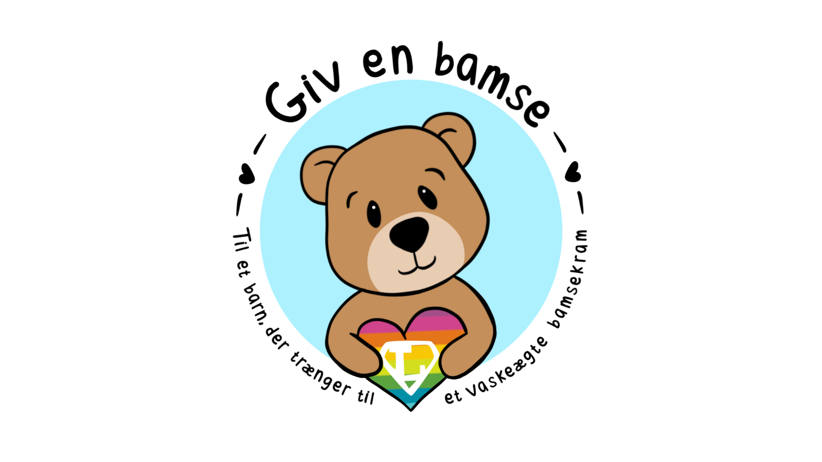 Giv en bamse logo