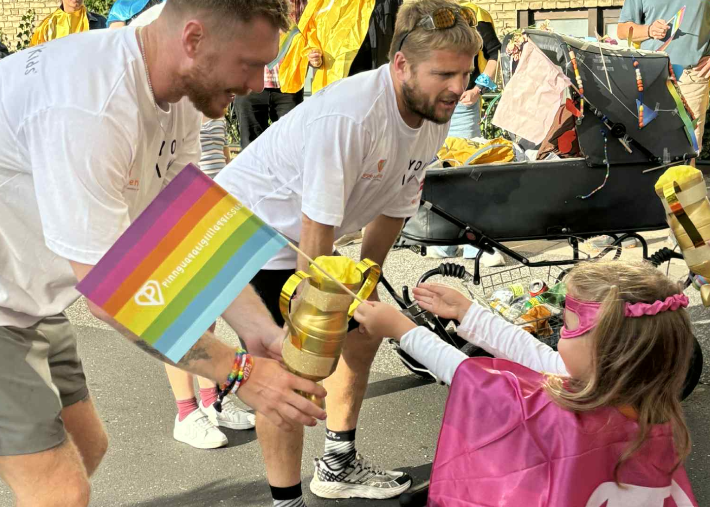 Kasper og Kasper ankommer til Roskilde Sygehus