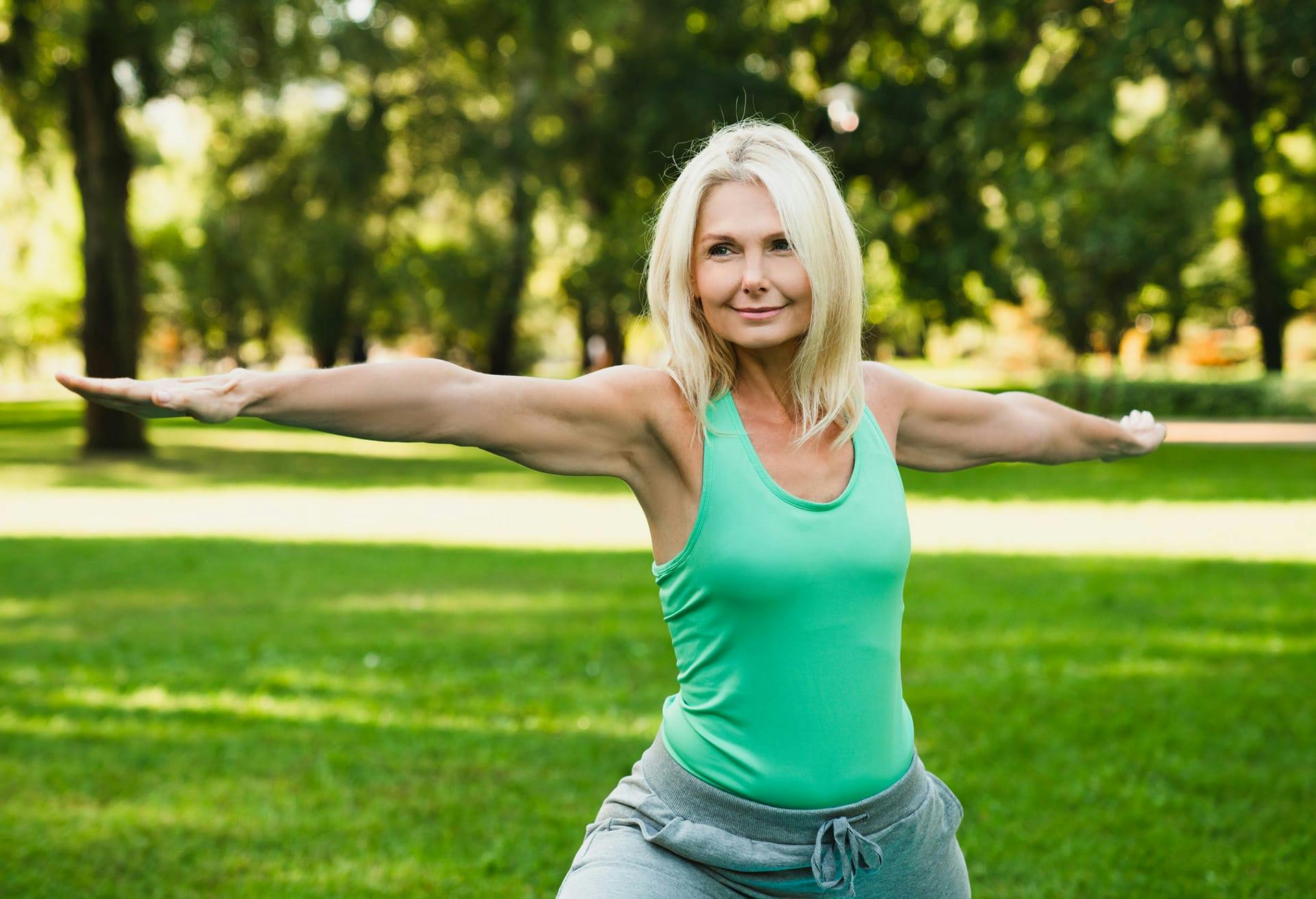 Woman doing Yoga