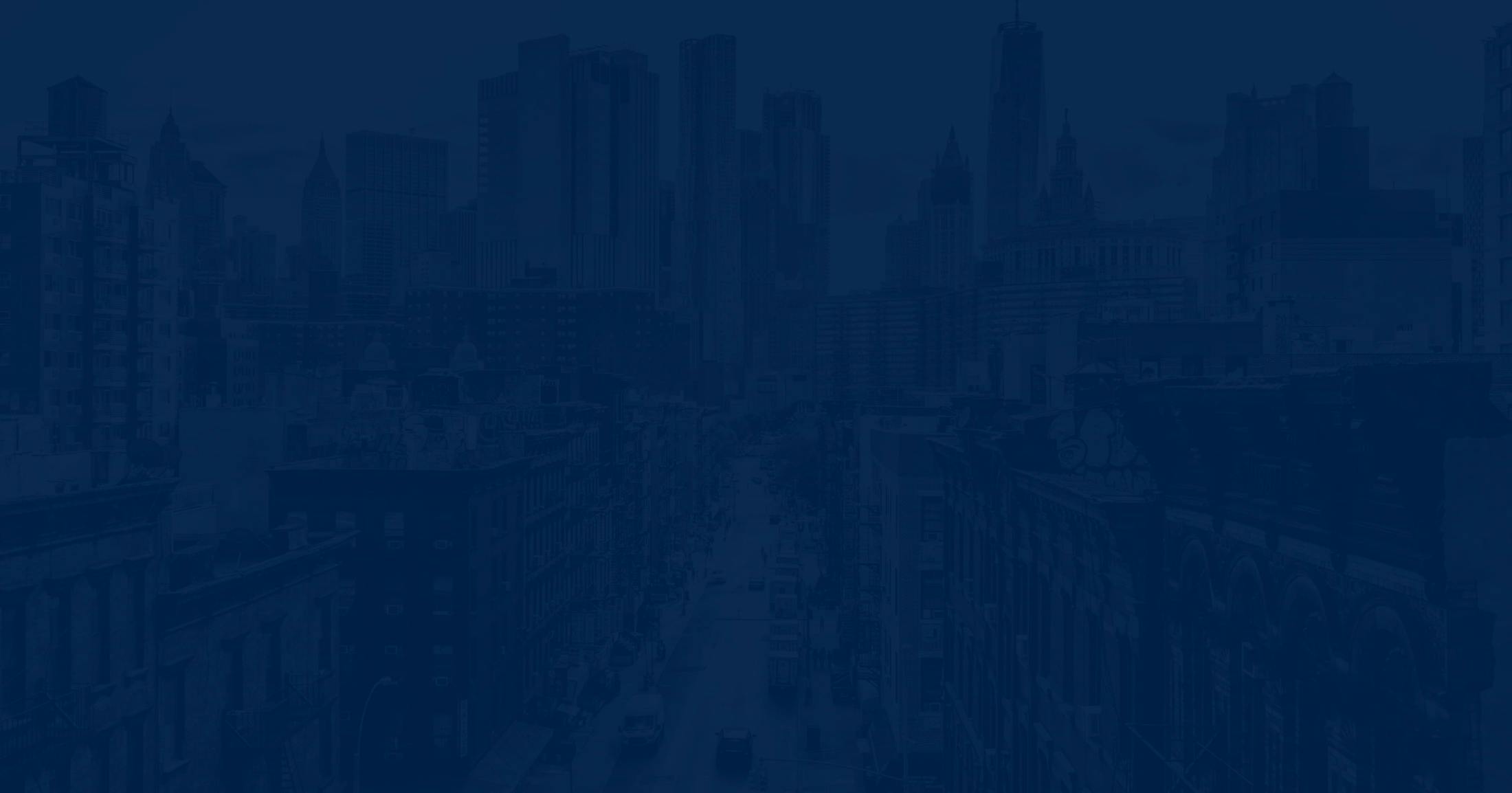 Blue background of city