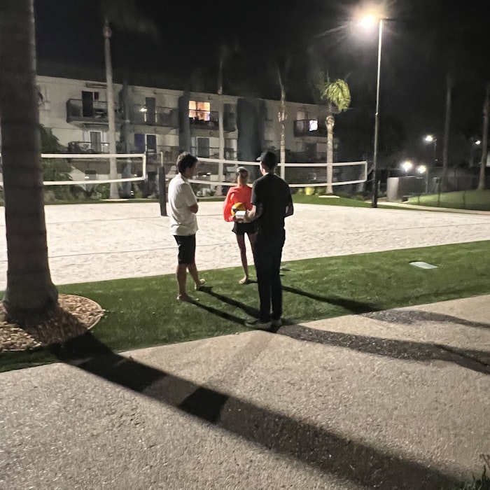 Img: person, walking, path, sidewalk, adult, male, man, city, road, grass