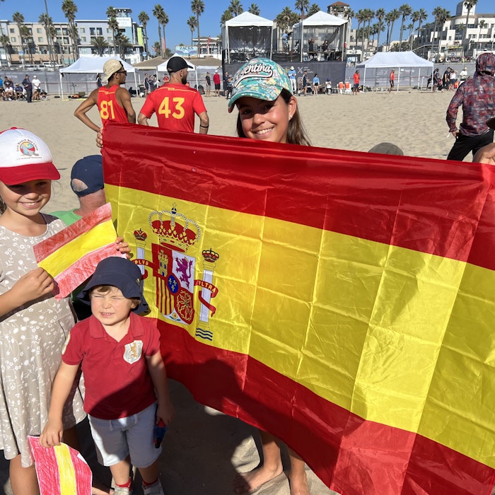 Img: hat, boy, child, male, person, adult, man, shoe, tent, flag